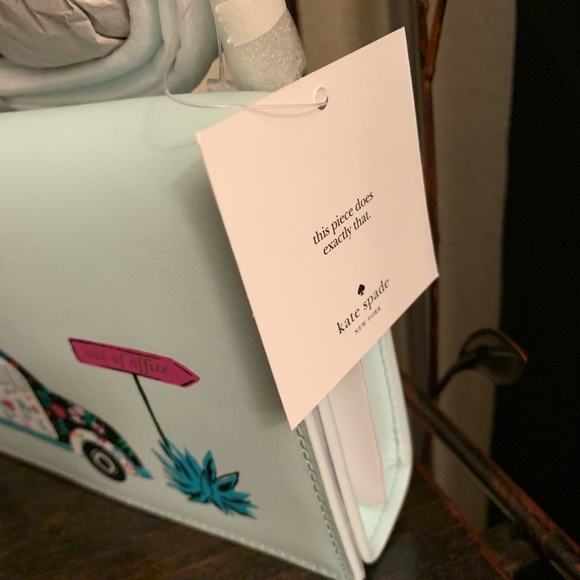 Winni Kate Spade crossbody new horizons blue - Picture 3 of 8